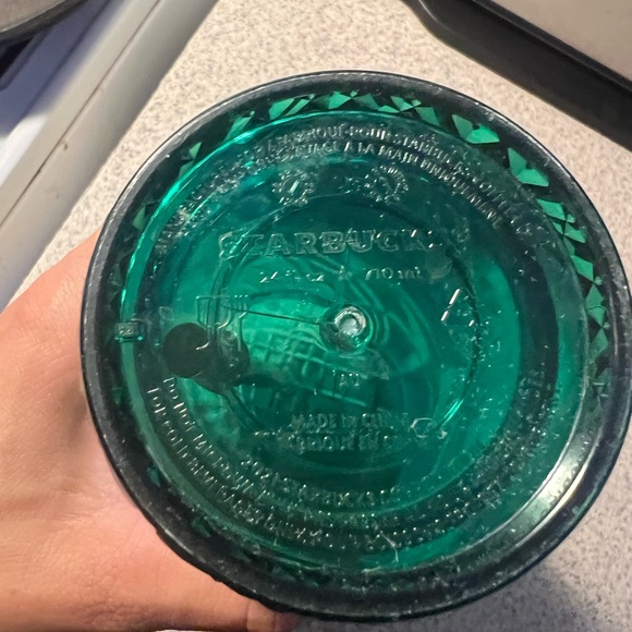 Green Starbucks tumbler 24 oz - Picture 6 of 7